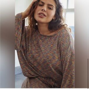 Anthropologie Daily Practice Open Backside Flouncy Pullover